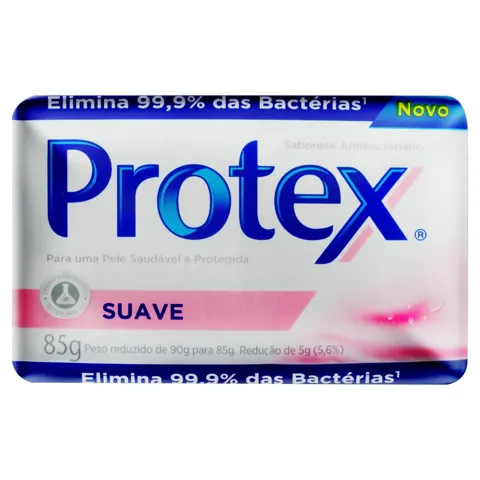 Sabonete em Barra Antibacteriano Suave Protex Cartucho 85g
