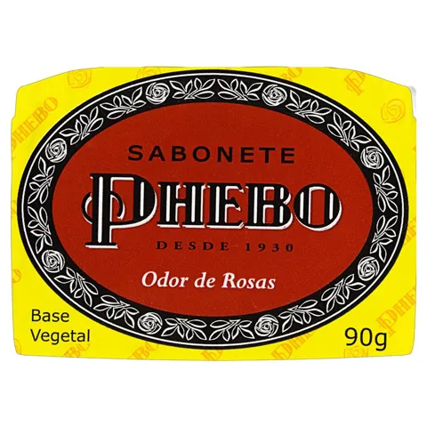 Sabonete em Barra Vegetal Odor de Rosas Phebo Cartucho 90g