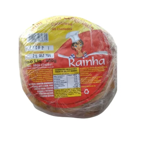 Mini Pizza RAINHA Calabresa 400g