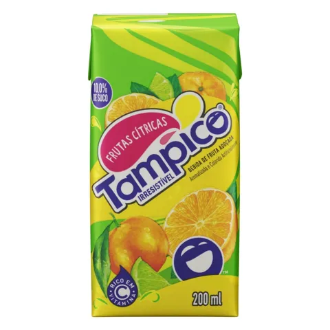 Bebida Adoçada Frutas Cítricas Tampico Caixa 200ml