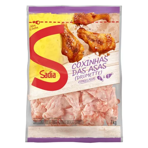 Coxinha da Asa de Frango Congelada Sadia 1kg