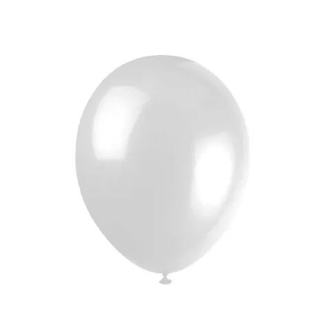 Balão ART LATEX 6.5 Liso Branco com 50 Unidades