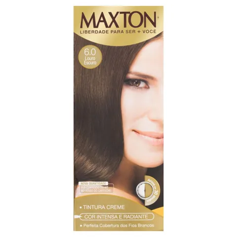 Kit Tintura Creme 6.0 Louro Escuro Maxton