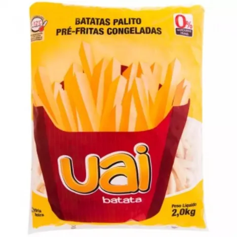 Batata Uai Pré Frita Uai 2Kg Congelada