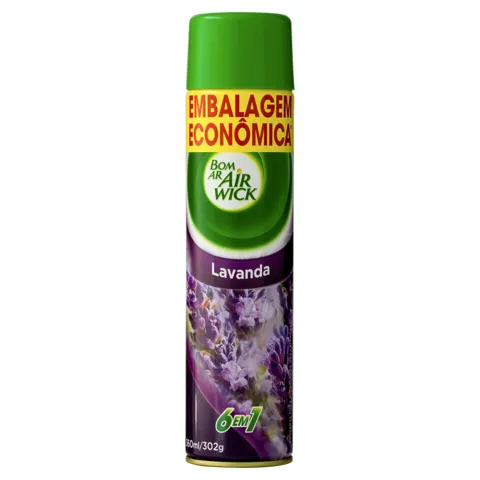 Neutralizador de Odores Lavanda Air Wick Bom Ar Frasco 360ml Embalagem Econômica