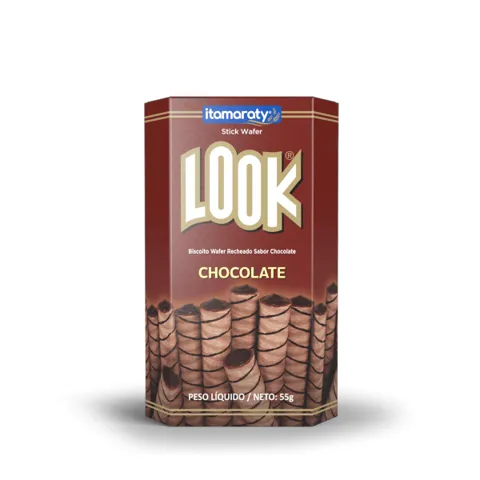 Biscoito Wafer Look Chocolate 55g