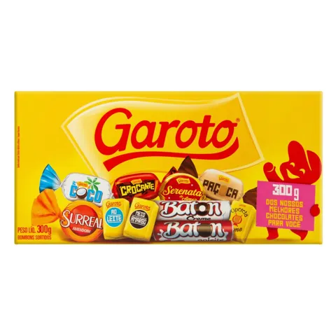 Bombom Sortido Garoto Caixa 300g