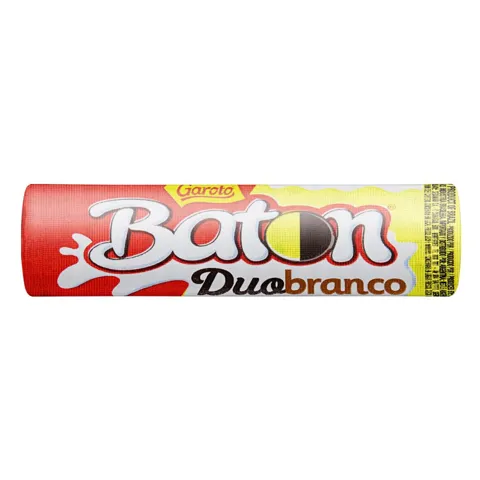 Chocolate Duobranco Garoto Baton 16g