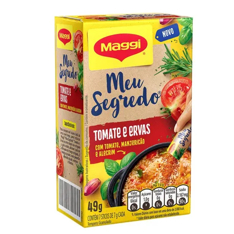 Tempero Maggi Meu Segredo Tomate e Ervas 49G