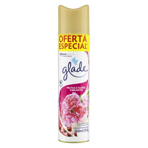 Odorizador de Ambiente Frutas e Flores Vibrantes Glade Frasco 360ml Oferta Especial