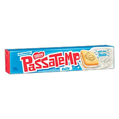 Biscoito Recheio Leite Nestlé Passatempo Pacote 130g