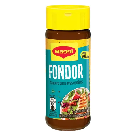Tempero em Pó para Aves e Peixes Maggi Fondor Vidro 120g