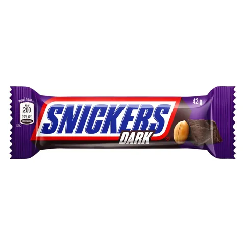 Chocolate Dark Snickers Pacote 42g