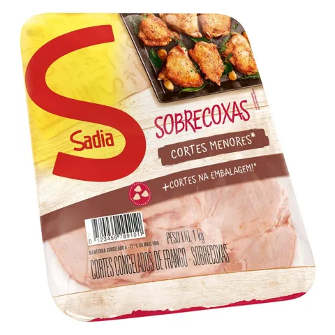 Sobrecoxa de Frango Congelada Sadia 1kg