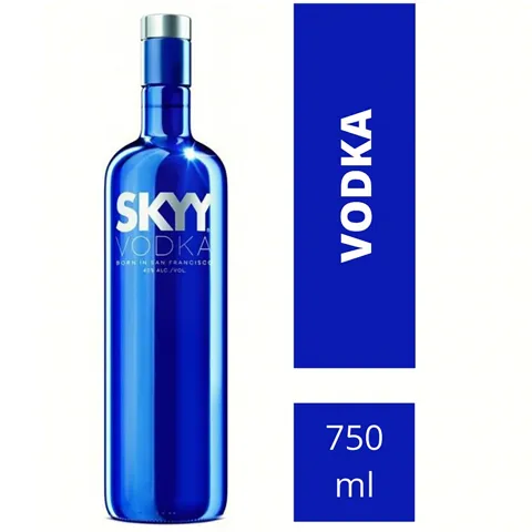Vodka Destilada Skyy Garrafa 750ml