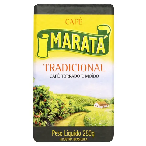 Café Torrado e Moído a Vácuo Tradicional Maratá Pacote 250g