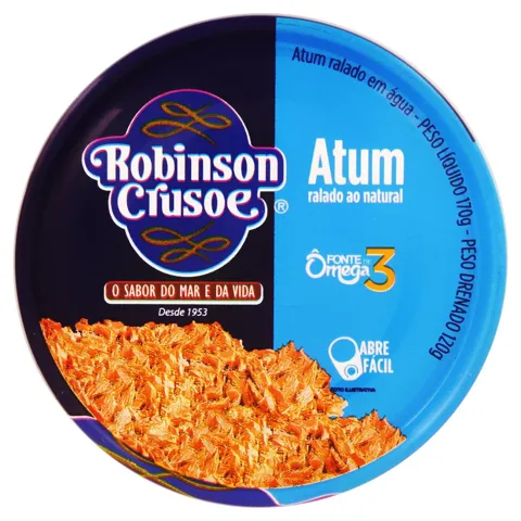 Atum Ralado ao Natural Robinson Crusoe Lata 120g