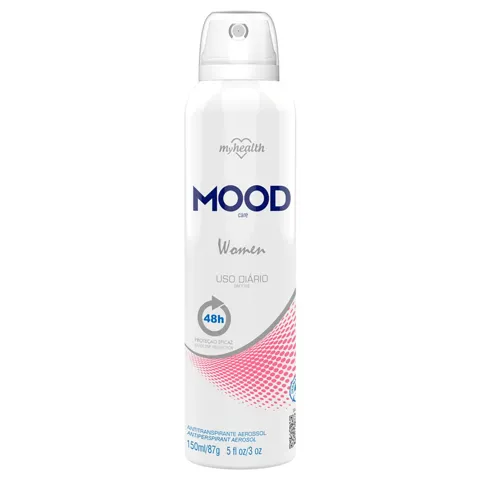 Antitranspirante Aerossol Women MyHealth Mood Care Uso Diário 150ml