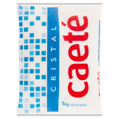 Açúcar Cristal Caeté Pacote 1kg