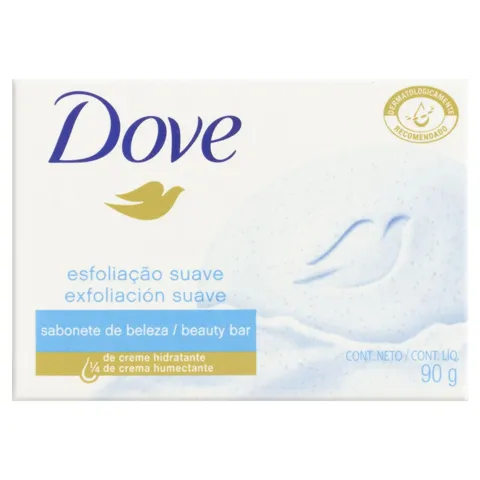 Sabonete em Barra Esfoliação Suave Dove Caixa 90g