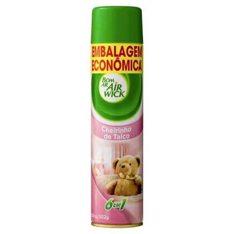 Neutralizador de Odores Cheirinho de Talco Air Wick Bom Ar Frasco 360ml Embalagem Econômica