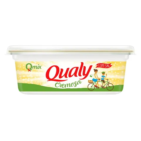 Margarina Cremosa com Sal Qualy Qmix Pote 250g