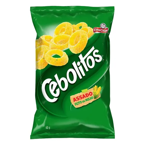 Salgadinho de Milho Elma Chips Cebolitos Pacote 60g