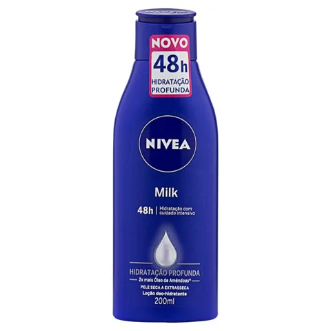 Loção Deo-Hidratante Nivea Milk Frasco 200ml