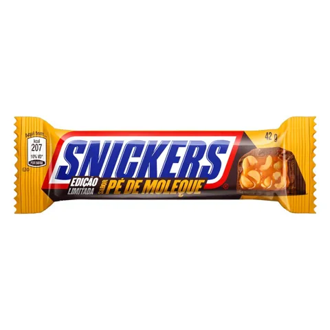 Chocolate Pé de Moleque Snickers Pacote 42g