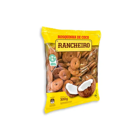 Biscoito Rancheiro Rosquinha 300G Coco