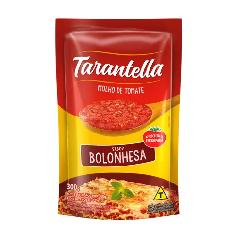 Molho de Tomate Bolonhesa Tarantella Sachê 340g