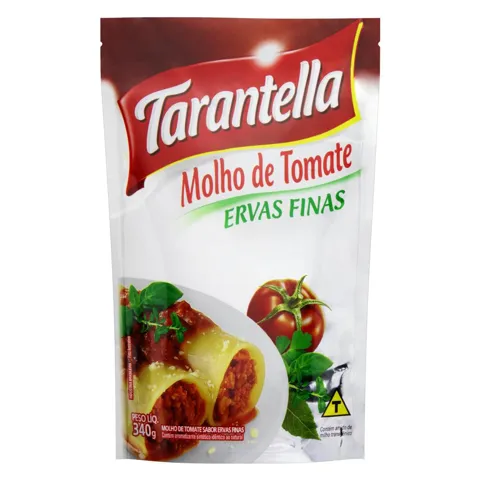 Molho de Tomate Ervas Finas Tarantella Sachê 340g