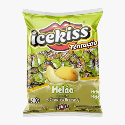 Bala Icekiss Tentacao Melao 500G