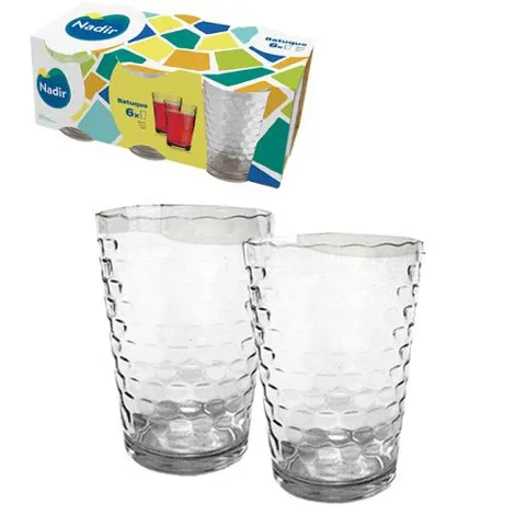 Jogo de Copos para Suco NADIR FIGUEIREDO Batuque 6x280ml Ref.: 2019