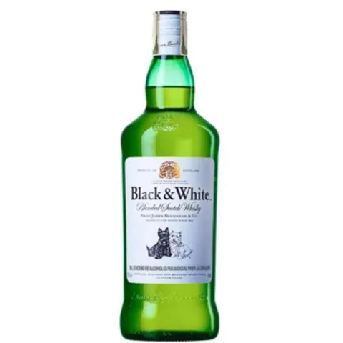 Whisky Black E White 700ML
