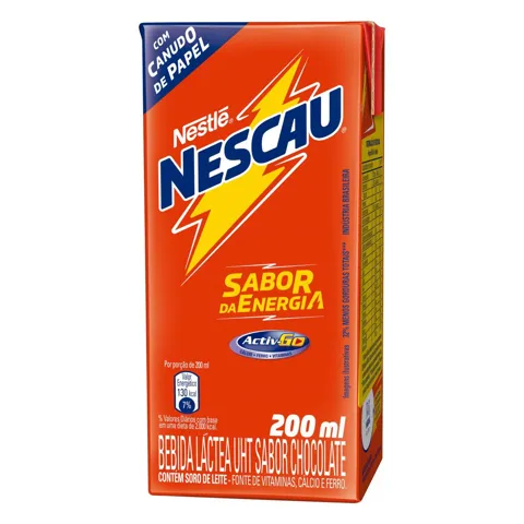 Bebida Láctea UHT Chocolate Nestlé Nescau Caixa 180ml
