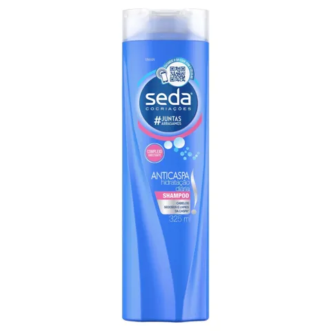 Shampoo Anticaspa Seda Cocriações Hidratação Diária Frasco 325ml