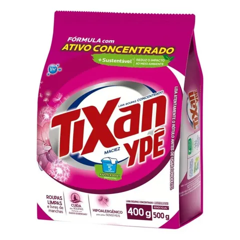 LAVA ROUPAS PO TIXAN MACIEZ SACHE 400g