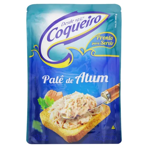 Patê de Atum Coqueiro Sachê 170g