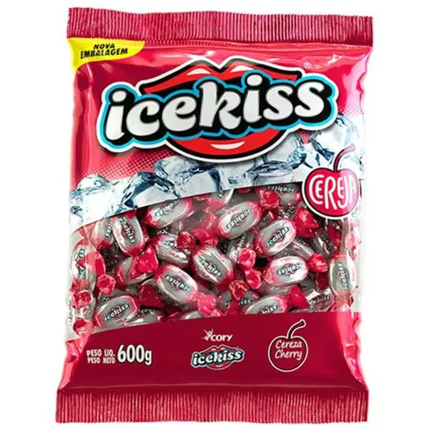 Bala Icekiss Cereja 500G