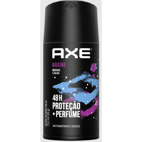 Antitranspirante Axe Aerosol Marine Minerais e Sálvia 48H Proteção 152Ml