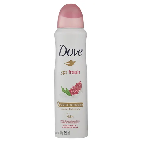 Antitranspirante Aerossol Go Fresh Romã e Verbena Dove 150ml