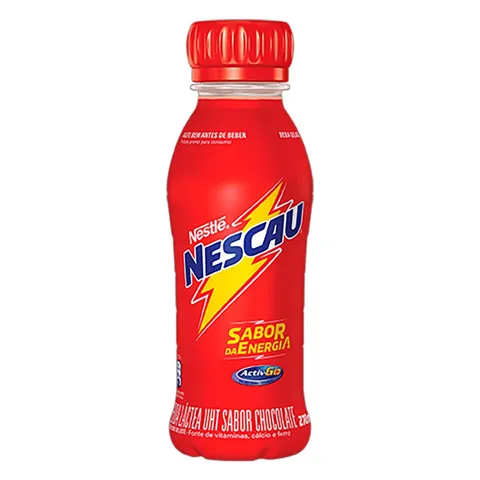 Bebida Láctea UHT Chocolate Nestlé Nescau Frasco 270ml