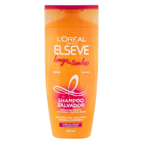 Shampoo L'oréal Paris Elseve Longo dos Sonhos Frasco 200ml