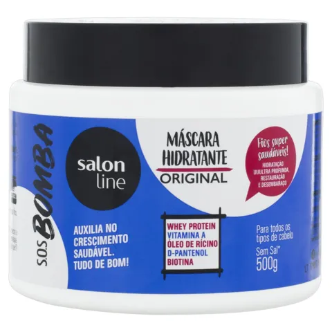 Máscara Hidratante Salon Line S.O.S Bomba Pote 500g
