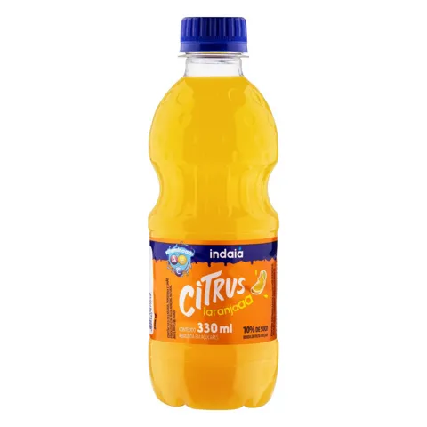Bebida Adoçada Laranja Indaiá Citrus Garrafa 330ml