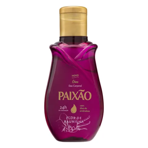 Óleo Deo Corporal Flor de Baunilha Paixão Frasco 100ml