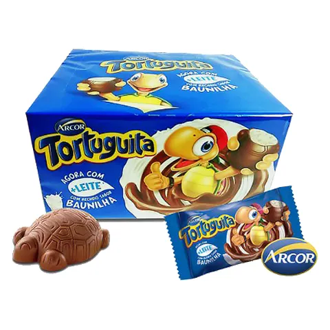 CHOC ARCOR TORTUGUITA C/24x15,5g LEITE