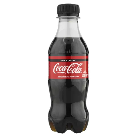 Refrigerante sem Açúcar Coca-Cola Garrafa 250ml