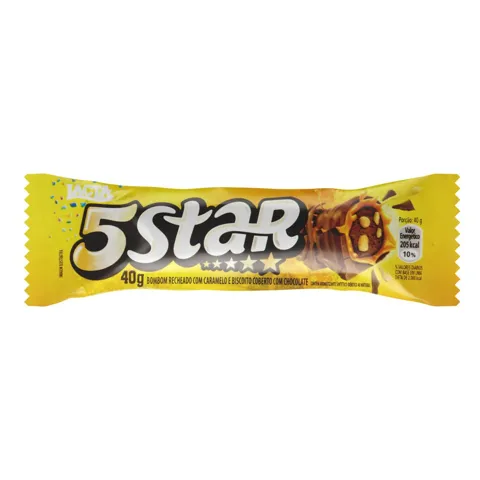 Bombom Lacta 5star Pacote 40g